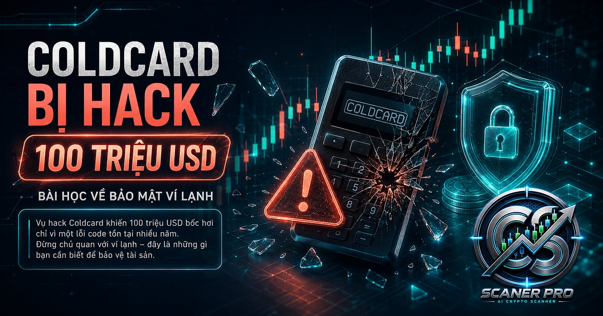 Coldcard bị hack 100 triệu USD: Bài học về bảo mật ví lạnh